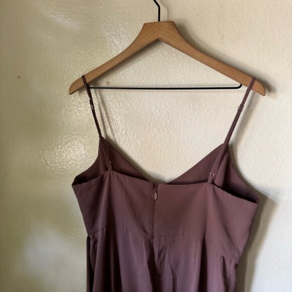 Lulus | Reinette Mauve Purple Midi Dress - Picture 7 of 7